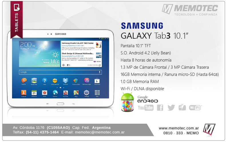 Galaxy tab 3 10